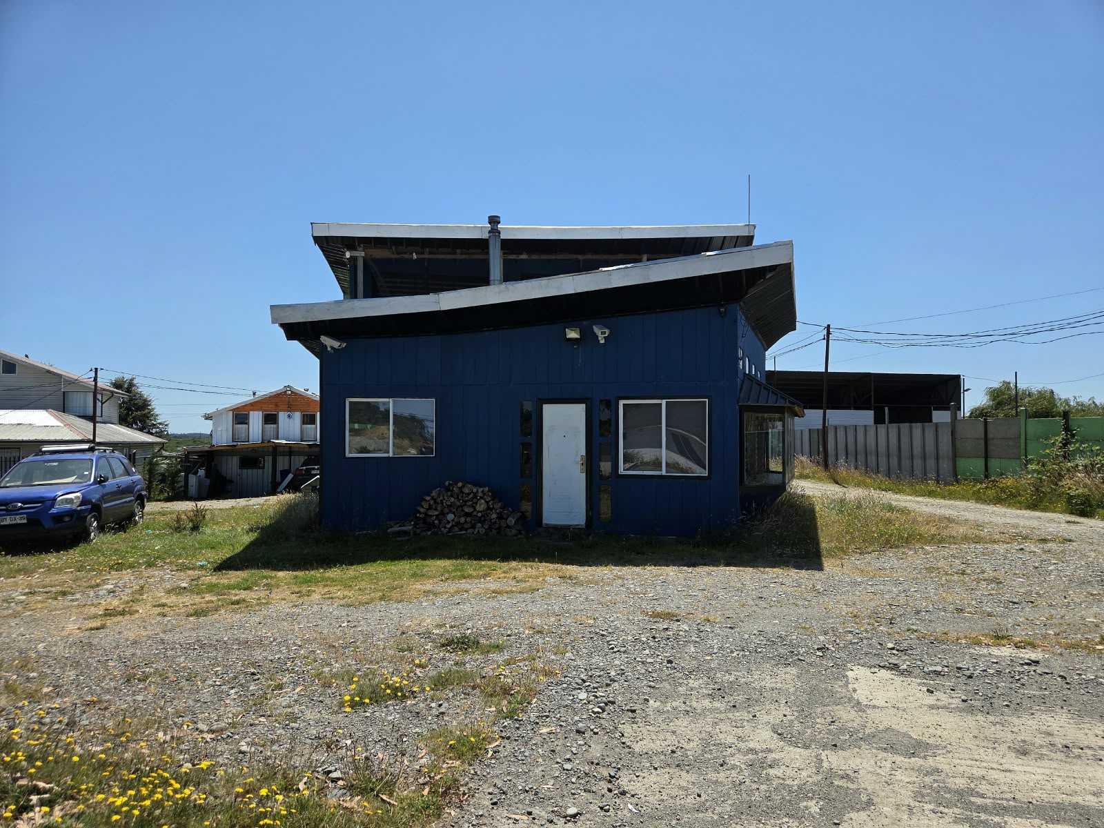 Fachada exterior de la Cabaña Caleuche, Cabañas Berolav